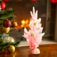 thumbnail image 5 of Djunllk 8inch Mini Christmas Tree with Bell Decorations Desktop Display Children's Gifts Christmas Package Small Trees Christmas Decorations, 5 of 6