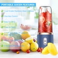 thumbnail image 5 of CURYMAY 2026 New Personal Blender for Smoothies Juice Portable Rechargeable Mini S Cup Portable Blender for Shakes and Smoothies for Travel, Gym, Office, Breakfast, On-The-Go, Outdoor Activities, 5 of 7