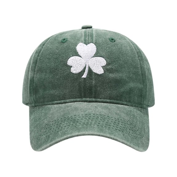 Irish Green Vintage Baseball Cap Embroidered, Unisex, Adjustable Snapback, for Couples, Made of Durable Blend, One Size Fits Most
