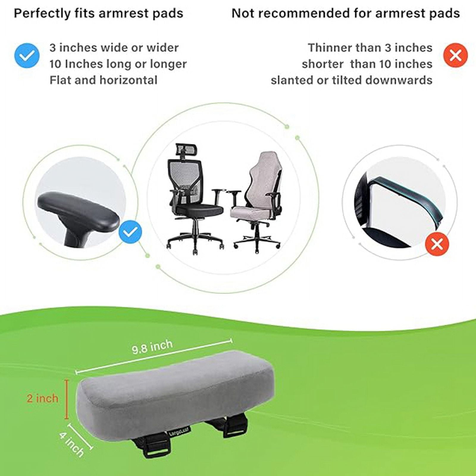 Gaming chair armrest pads sale