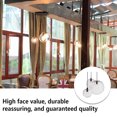 thumbnail image 2 of Ounissouiy Luz colgante Diámetro 20 cm Bola de cristal redonda Luces colgantes Energía Lámpara de techo interior Restaurante Hotel Dormitorio Oficina Iluminación y accesorios Negro Ounissouiy HA067379-02, 2 of 6