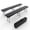 Black, variant on Garvee 1 Pack 6ft Portable Folding Bench– Sturdy HDPE Top & Metal Frame With Carrying Handle, Black