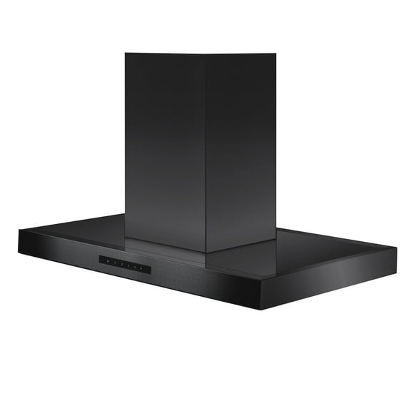 ZLINE 30 in. Island Mount Range Hood in Black Stainless Steel (BSKE2iN-30)