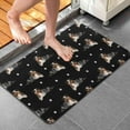 thumbnail image 4 of Australian Shepherd Dog and Footprints Bathroom Rugs Mat,Non Slip Microfiber Bathroom Rug,Rubber Backing,Soft Bathroom Mats for Bathroom Floor,Tub and Shower,20x32in(50x80cm), 4 of 5