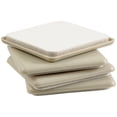thumbnail image 2 of Super Sliders 2 1/2" Square Self-Stick Furniture Sliders or Movers for Carpet to Protect Furniture and Move Effortlessly, Beige (4 Pack), 2 of 3
