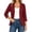 Red, variant on Women Business Cardigan Dressy 3/4 Sleeve Plain Workwear Cardigans Comfy Open Front Stretchy Cardigan