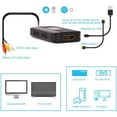 thumbnail image 3 of RCA to HD Converter, Composite to HD Adapter, Male AV to HD Converter Support 1080P PAL/NTSC Compatible with PS one, PS2, PS3, STB, Xbox, VHS, VCR, Blue-Ray DVD Players, 3 of 6
