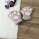 thumbnail image 2 of Guantes térmicos sin dedos para mujer Lindo gato Garra Oso Pata Felpa Guantes sin dedos Guantes forrados Windstopper Guantes suaves y cálidos Deportes al aire libre Guantes de ciclismo Fridja nalpqowj27820, 2 of 4