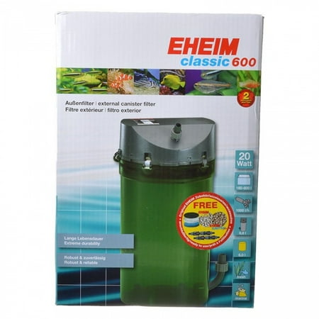 Eheim Classic External Canister Filter Classic 600 - 263 GPH - (159 (Best Eheim External Filter)