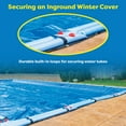 thumbnail image 6 of In The Swim Blue 30' x 50' Rectangle Inground Winter Cover - Economy - 8 Year - 7 x 7 Scrim, 6 of 8