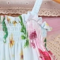 thumbnail image 4 of Bovxnpu Summer Toddler Girls Dresses, Toddler Girls Dress Princess Sleeveless Beach Sundress, Toddler Girls Sleeveless Dress Graphic Print Flying Sleeve Dress 6 Months, 4 of 5