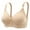 18-Beige, variant on YWDJ Bras for Women Half Cup Bras Wireless Sleep Bras Adjustable Straps Push up Wrap Comfy Bras Padded Comfort Bras Lounge Bras Pink XL