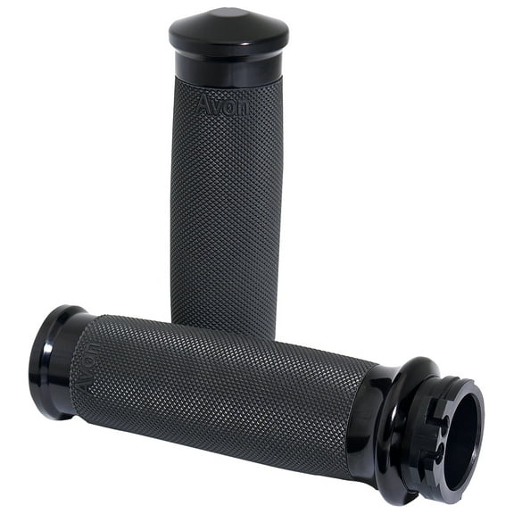 Avon CC-86-ANO Contour Custom Grips - Black Anodized (Anodized Black)