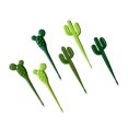 thumbnail image 1 of Monstrate Paquete de 6 tenedores de frutas, palillos de ensalada de fiesta de plástico, palitos de aperitivos, decoración lavable para Cocina y Comedor, 1 of 6