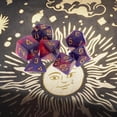 thumbnail image 4 of Dados de juego de mesa Sunnimix 7 Unids/set Numéricos de Varios Lados para DND RPG Púrpura azul, 4 of 8
