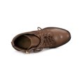 thumbnail image 4 of Unique Bargains Women's Round Toe Block High Heel Lace Up Platform Boots, 4 of 7