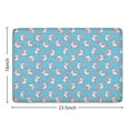 thumbnail image 5 of Blue Cartoon Unicorn Heart Flannel Non Slip Door Rugs,Washable Door Mats Indoor,Decorative Door Mats,Dirt-Resistant and Absorbent Doormat for Entrance,Bedroom,Kitchen,Bathroom,23.5"x16", 5 of 5