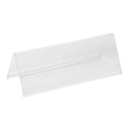 thumbnail image 4 of 50 x V-shaped Name Tent Holders Acrylic Name Plates for Desks 11.02*4.33“ Clear Tent Name Plate Display, 4 of 20