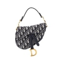 thumbnail image 1 of Pre-Owned Saddle Handbag Oblique Canvas Mini By Rebag, 1 of 6