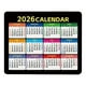 thumbnail image 2 of Alfombrilla de Ratón con Calendario 2026 | Alfombrilla de Escritorio Grande con Planificador Anual | Base de Goma Antideslizante | Superficie Lisa para Ratón Óptico, con Cable E Inalámbrico | Diseño, 2 of 6