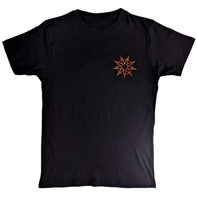 Slipknot Adult The End, So Far Flames Logo Cotton T-Shirt