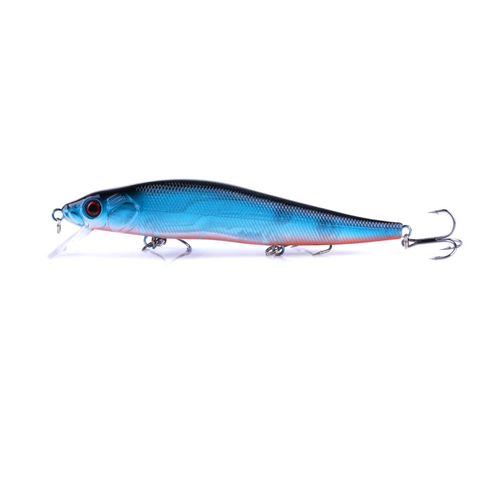 HENGJIA Fishing Deep Diving Fishing Lures Swimbait Sinking Minnow Lure Freshwater Jerkbait Lure 10Pcs/kit