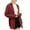 Red, variant on Womens Flannel Plaid Shacket Jacket Fashion Turndown Collar Long Sleeve Shirts for Women Casual Lightweight Fall Jackets Button Down Blouses Coats Cardigans with Pockets