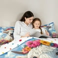 thumbnail image 5 of Castle Fairy White Highland Bull 2Pcs Bedding Comforter Set for Teens Boys Girls,Spring Graden Flowers Twin Comforter Sets,Rustic Animal Breathable Bedding Set,Luxury Bedroom Decor, 5 of 8