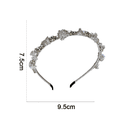 thumbnail image 2 of Diadema de cristal para mujer, banda decorativa para el pelo con diamantes de imitación, Tiara para el pelo de cuarzo, diadema con cuentas de princesa, 2 of 5