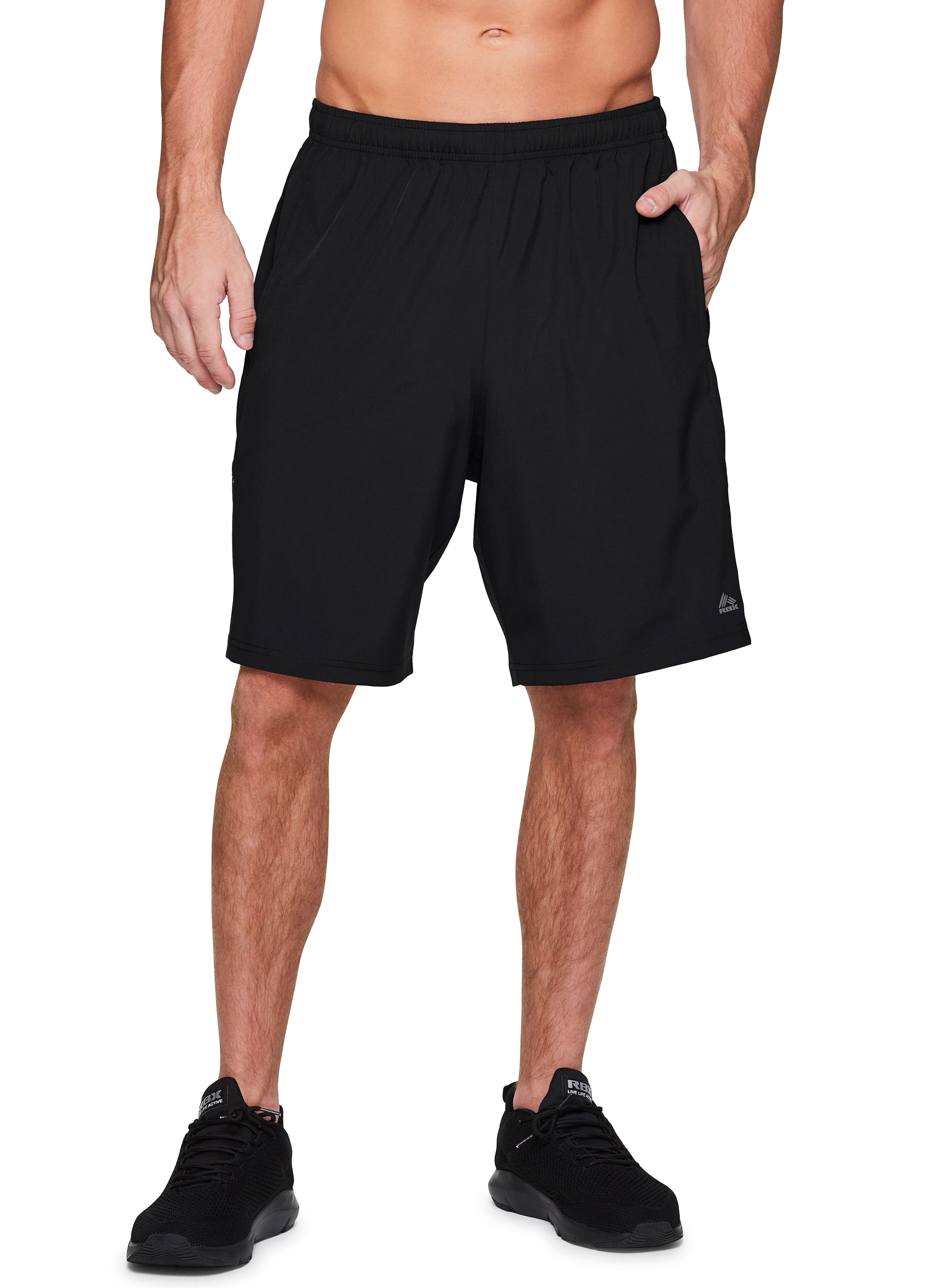 RBX Active Men's Colorblock Quick Dry Woven Basketball Gym Shorts