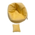 thumbnail image 1 of Sofá en miniatura perfke con almohada muebles de escena de vida decoración del hogar para muñeca 17cm Amarillo, 1 of 9