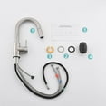 thumbnail image 4 of Brushed Nickel Kitchen Faucet for Effortless Elegance, 360° Swivel and Pull Down Sprayer for Daily Convenience, 4 of 8