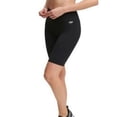 thumbnail image 2 of Women's Dkny Sport Icon High-Waist Bike Shorts Black Size XS, 2 of 3