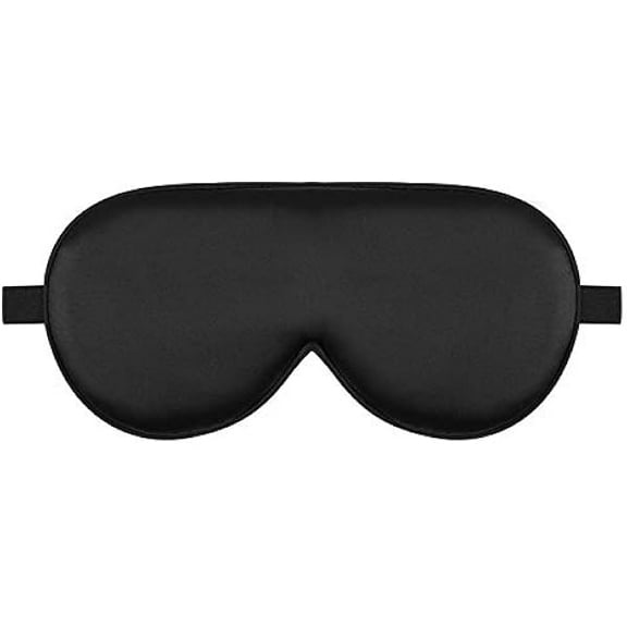 Alaska Bear Sleep Mask Silk Cover Eye Contour for Pressure-Free Sleeping, Upgrade Over Conventional Flat Satin Eye Masks, Machine Washable