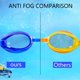 thumbnail image 2 of gafas de natación para niños, gafas de natación antivaho, gafas de buceo, gafas de natación para niños ajustables con tapones para los oídos, funda para gafas para niños y niñas (rosa y azul) ACTIVE Biensenido a ACTIVE, 2 of 5
