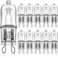 thumbnail image 1 of G9 halogenlampor 60W,230V, 10-pack 60W, 1 of 5