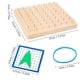 thumbnail image 4 of Gráfico creativo de madera Geoboard Peg Board Montessori preescolar juguetes educativos para niños chico oso de fresa Hogar, 4 of 5