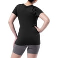 thumbnail image 3 of Athletic Works Women's Active V-Neck T-Shirt with Short Sleeves, 2-Pack, Sizes XS-XXXL, 3 of 15