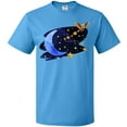 thumbnail image 3 of Inktastic Owl Decorating the Night with Moon and Stars T-Shirt, 3 of 5