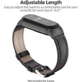 thumbnail image 4 of Correa De Cuero Con Acero Inoxidable Unisex Para Smart Watch Xiaomi Compatible Con Mi Band 6 / 5 / 4 / 7, 4 of 5