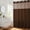 Brown, variant on Heavyweight No Hooks Required Dotted Waffle Weave Shower Curtain with Snap-In Liner - 36W x 74H, Hotel Grade, Spa Style Bath Curtain, Gray