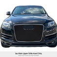 thumbnail image 3 of APS Compatible with Audi Q7 2007-2015 Main Upper Stainless Steel Black Mesh Grille Insert B75537H, 3 of 7