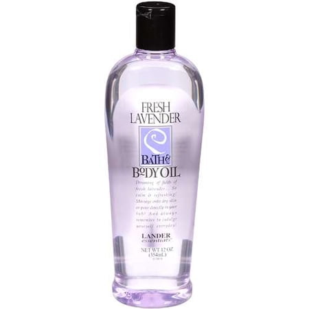 Lander Essentials: Bath & Body Oil Fresh Lavender, 12 Oz