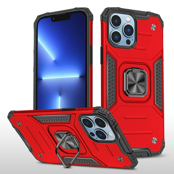Funda de teléfono con soporte de anillo de Metal magnético para iPhone 11 12 13 14 Pro Max Xs XR X 8 7 6 6s Plus SE 2022 Coque Fundas Capa Tan Jianjun unisex
