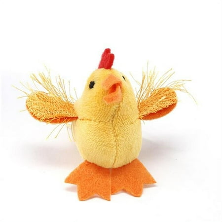 UPC: 0784369364811 | MultiPet Look Whos Talking For Cats – Plush Talking Animals – Chicken