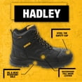 thumbnail image 2 of Bota de trabajo DEWALT Hadley, impermeable, de acero, con punta de seguridad, para hombre, color negro, 2 of 7