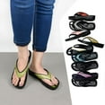 thumbnail image 6 of Aerosoft - Glitter Thong Beach Wear - Summer Arch Support Flip Flops for Women, 6 of 6