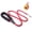 Red, variant on 5FT Dog Leash with Comfortable Padded Handle and Highly Reflective Threads for Small Medium and Large Dogs