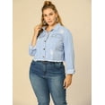 thumbnail image 4 of ChaqueVaqueLavaCorDeshilachaTalGrande PaMujeres Azul Claro XL, 4 of 6