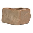 thumbnail image 4 of DOLITY Ceramic Flower Pot Cactus Plant Containers Lightweight Sturdy Stone Shape Potted A and Large, 4 of 9